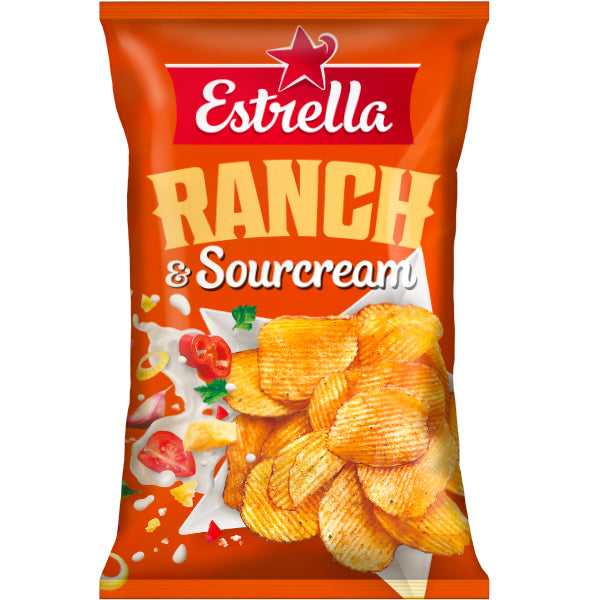 Estrella Sourcream & Ranch Sipsi 275g