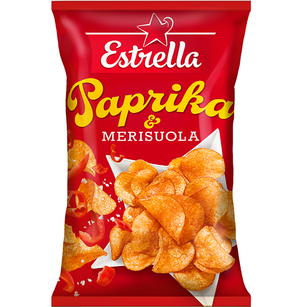 Estrella Paprika & Merisuola sipsi 275g