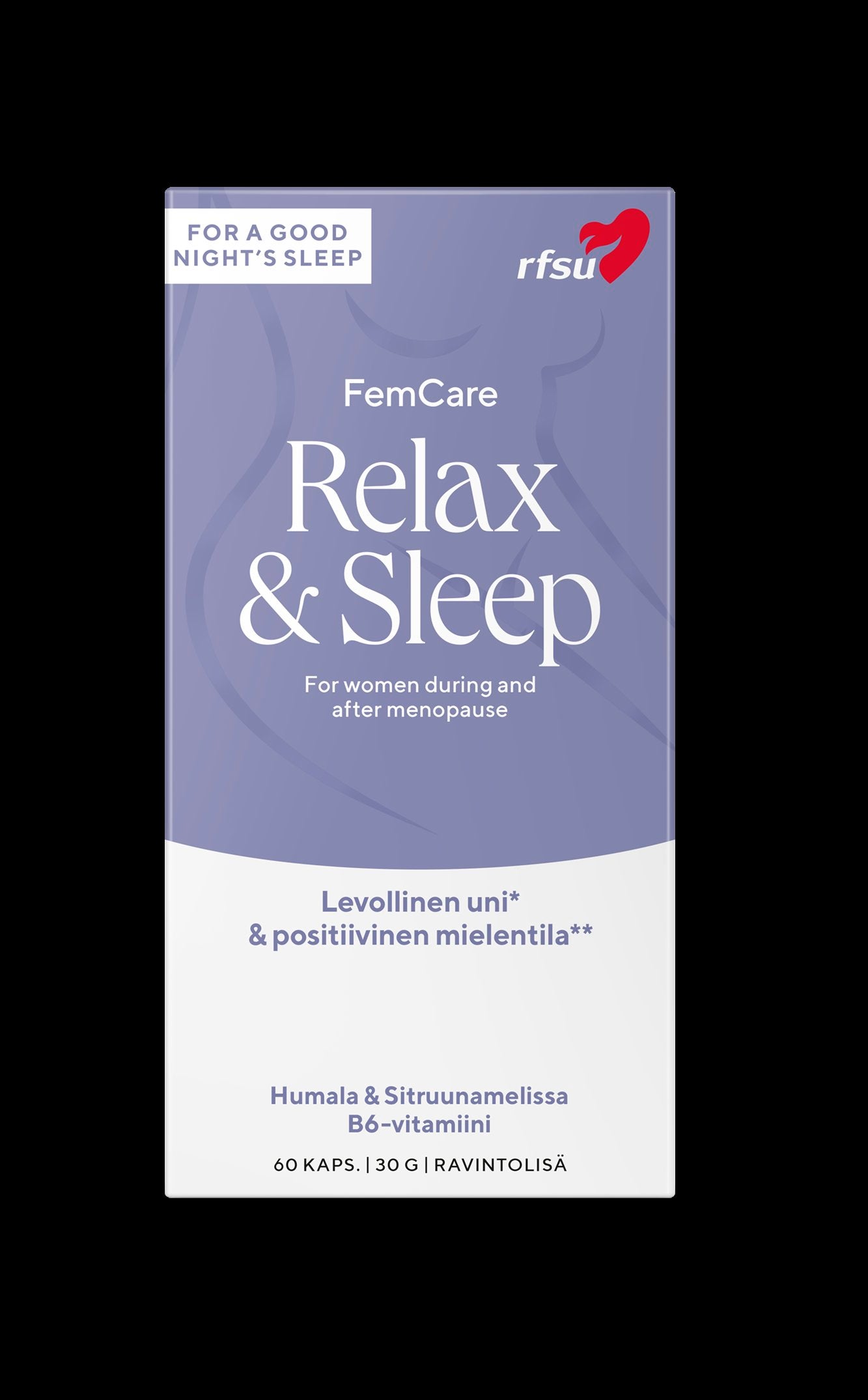 RFSU Relax & Sleep 60 kpl Ravintolisä levolliseen uneen