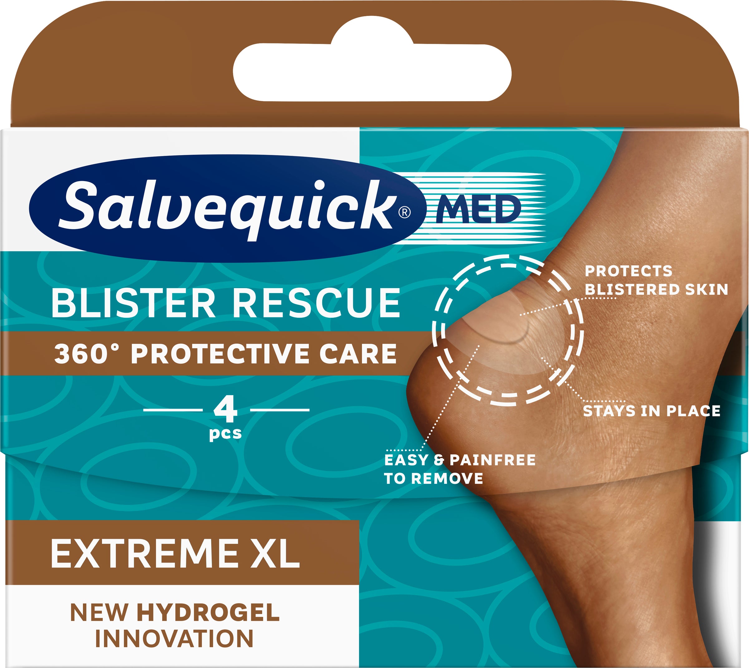 Salvequick Med Blister Rescue Extreme XL rakkolaastari 4kpl