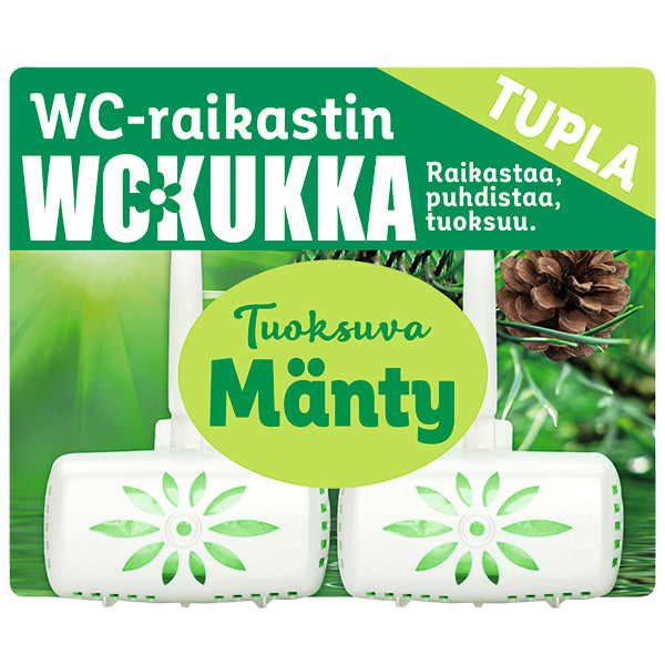 Wc-kukka wc-raikastaja 2x50g mänty