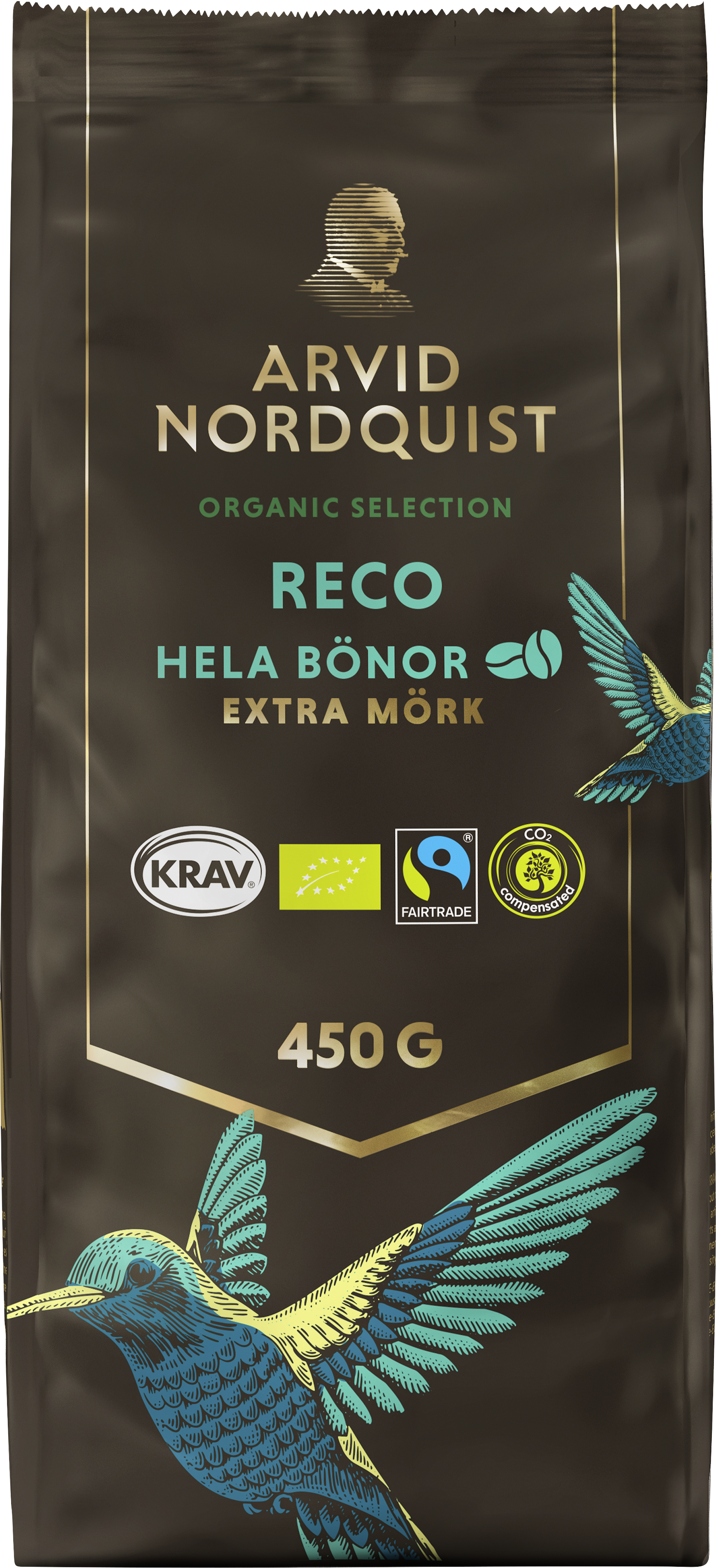 Arvid Nordquist Selection 450g Reko pavut Luomu, commerce équitable