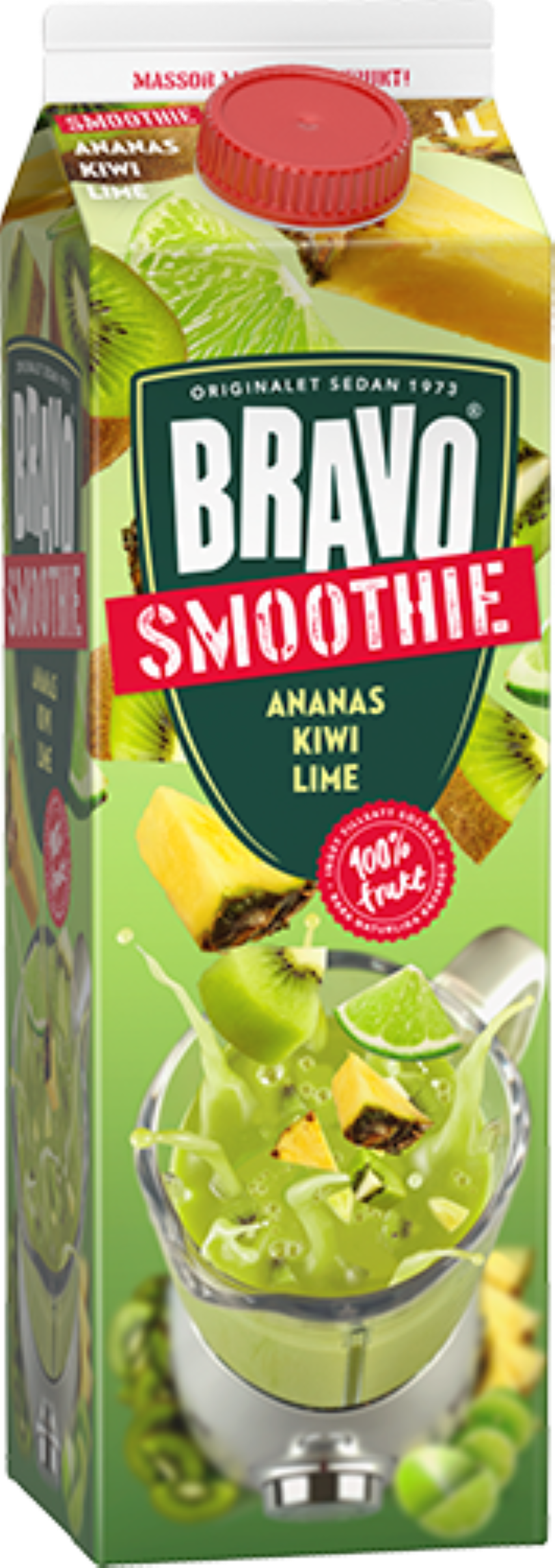 Bravo Smoothie Ananas-Kiivi-Lime 1l