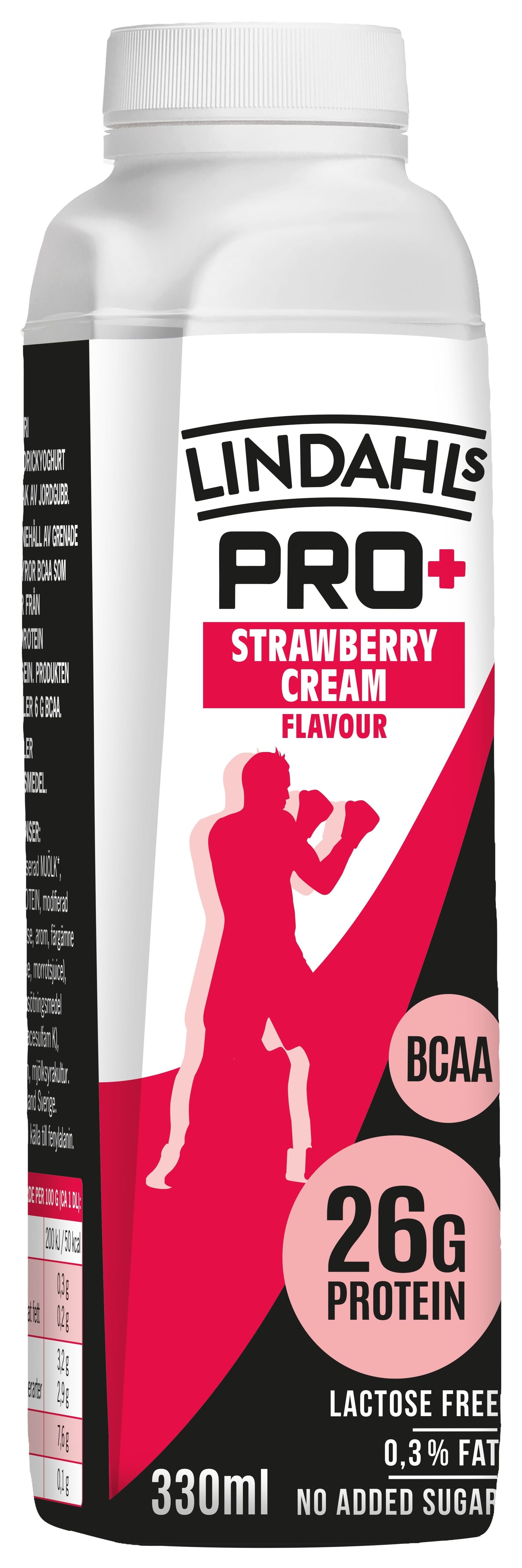 Lindahls PRO+ Laktoositon proteiinijogurttijuoma 330ml