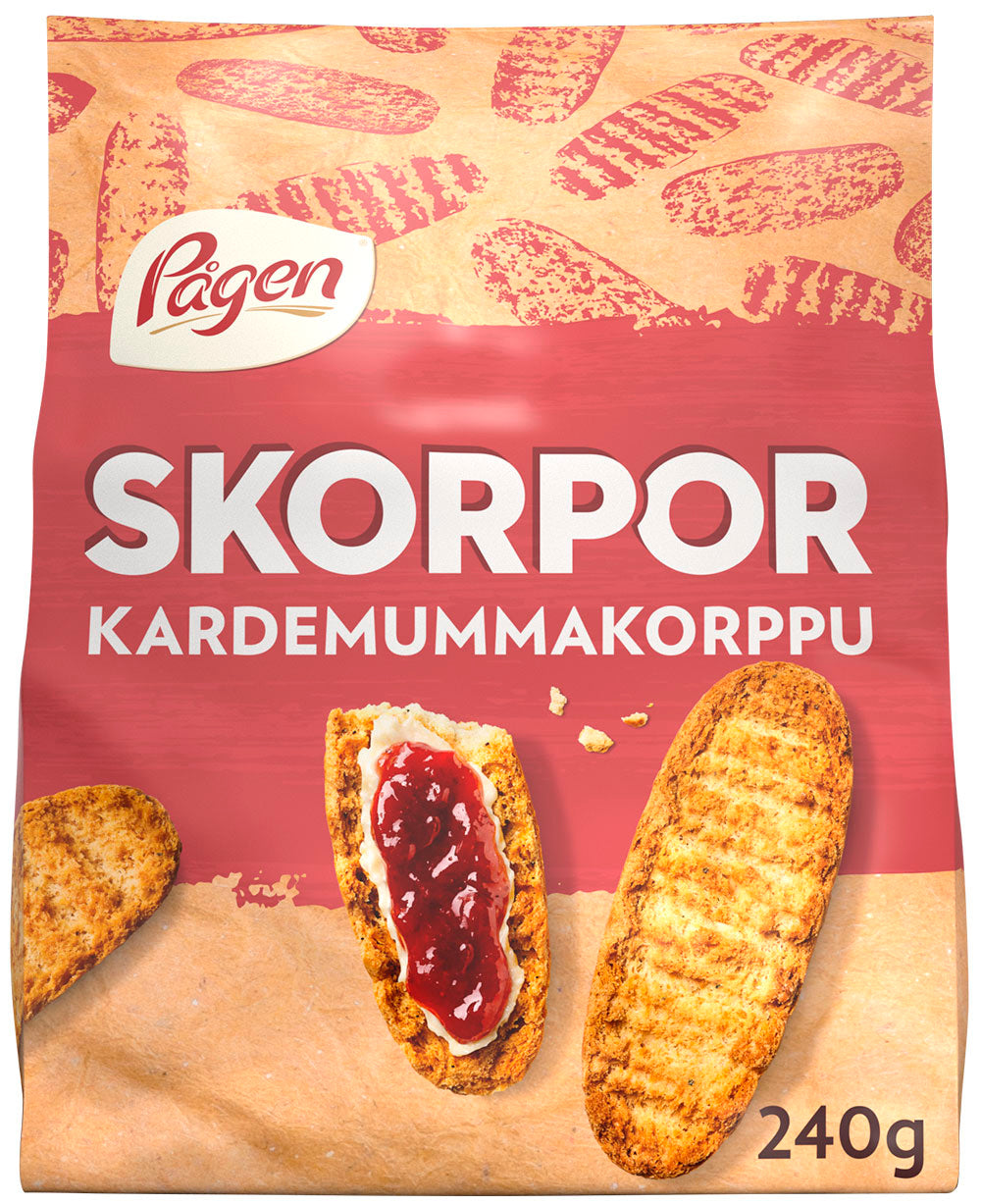 Pågen Skorpor Kardemummakorppu 240g