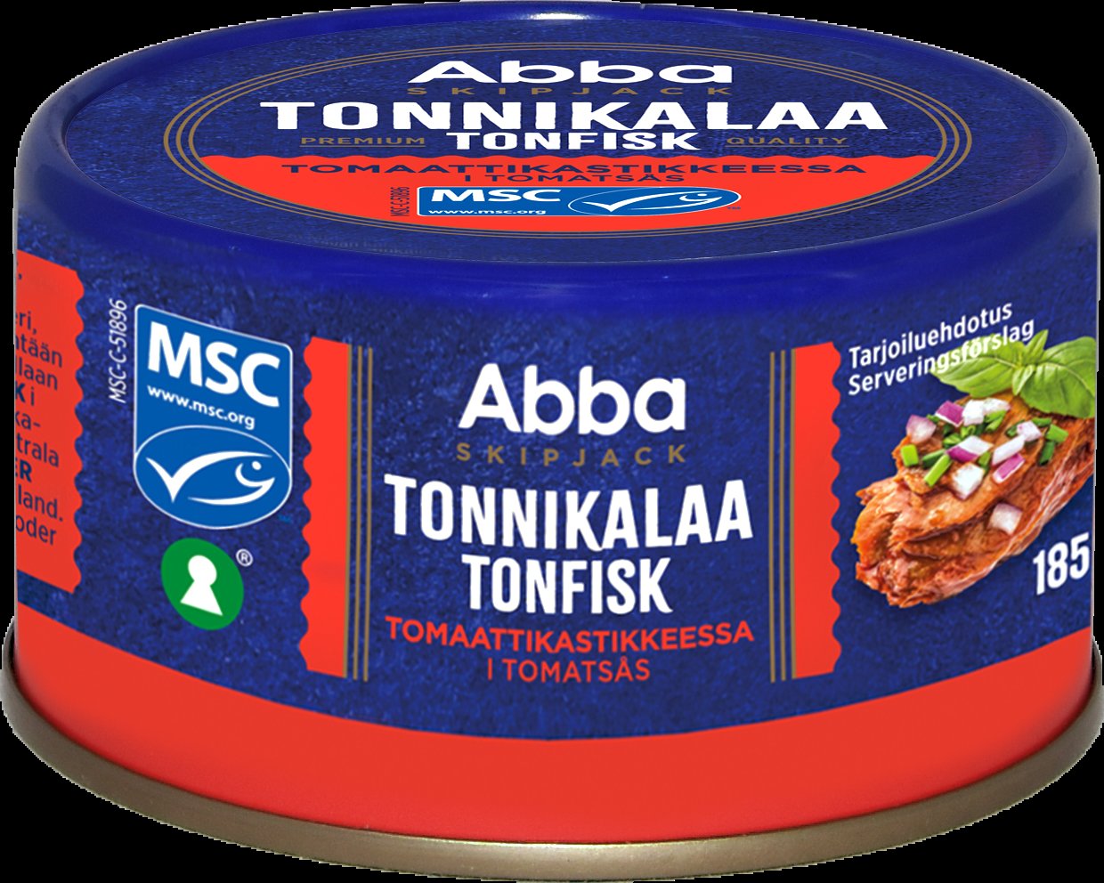 Abba MSC tonnikalaa tomaattikastikkeessa 185g