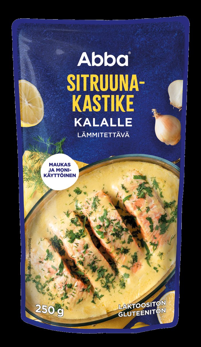 Abba Laktoositon sitruunakastike kalalle 250g