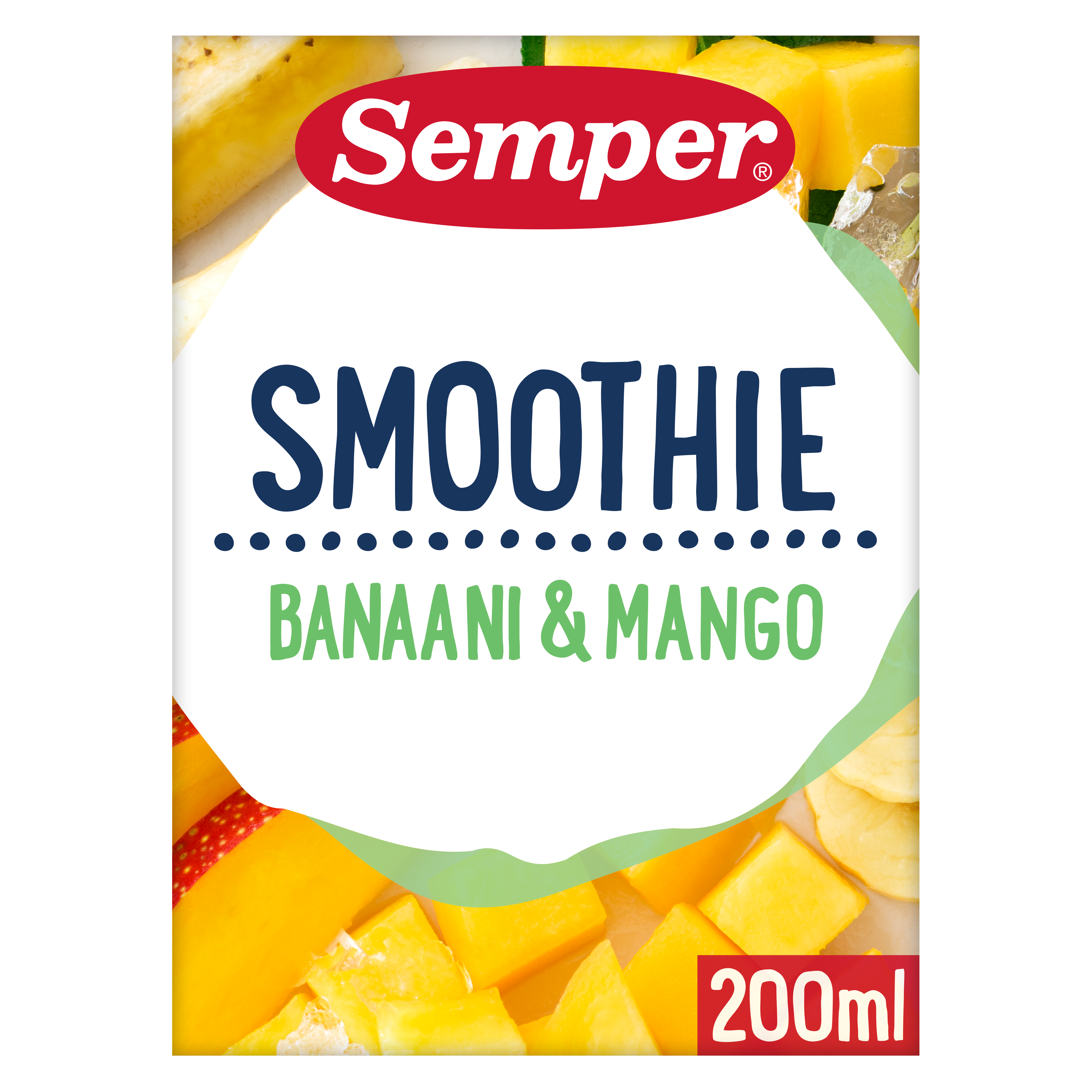 Semper Smoothie banaani mango 1v 200ml