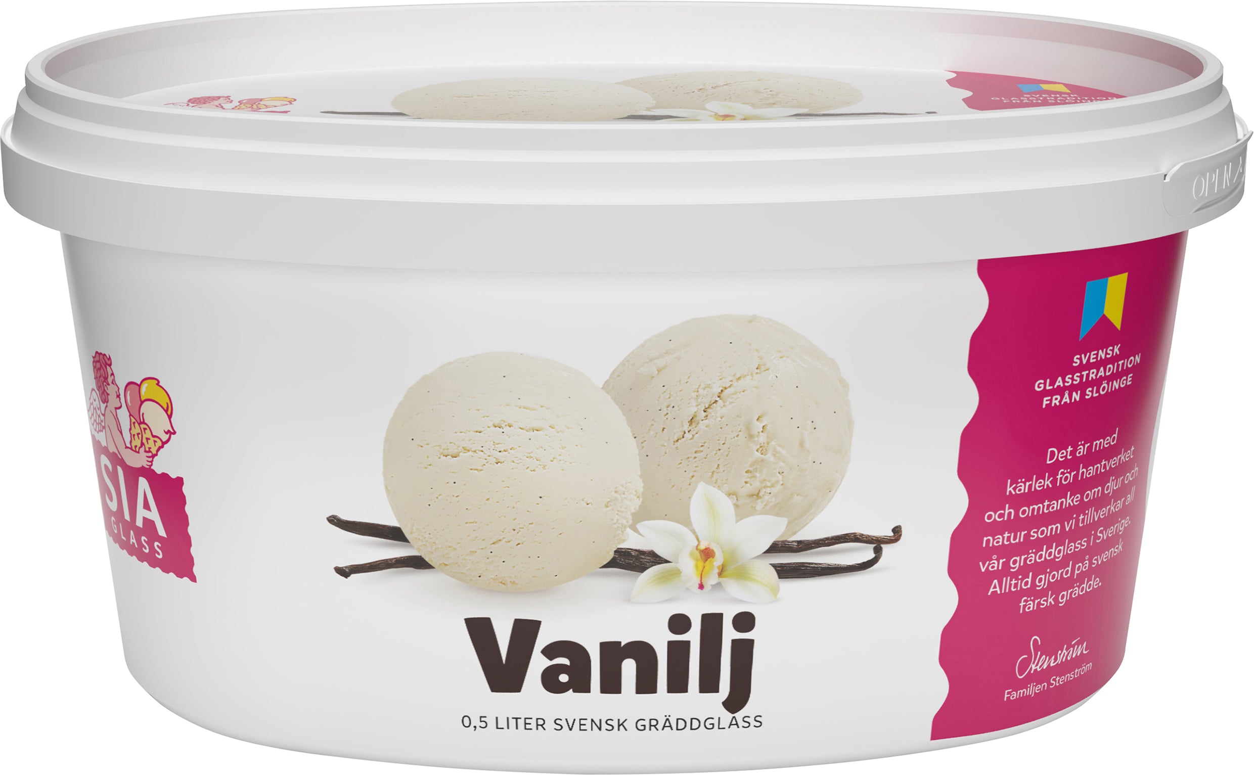 SIA Glass Kermajäätelö Vanilja 0,5 L