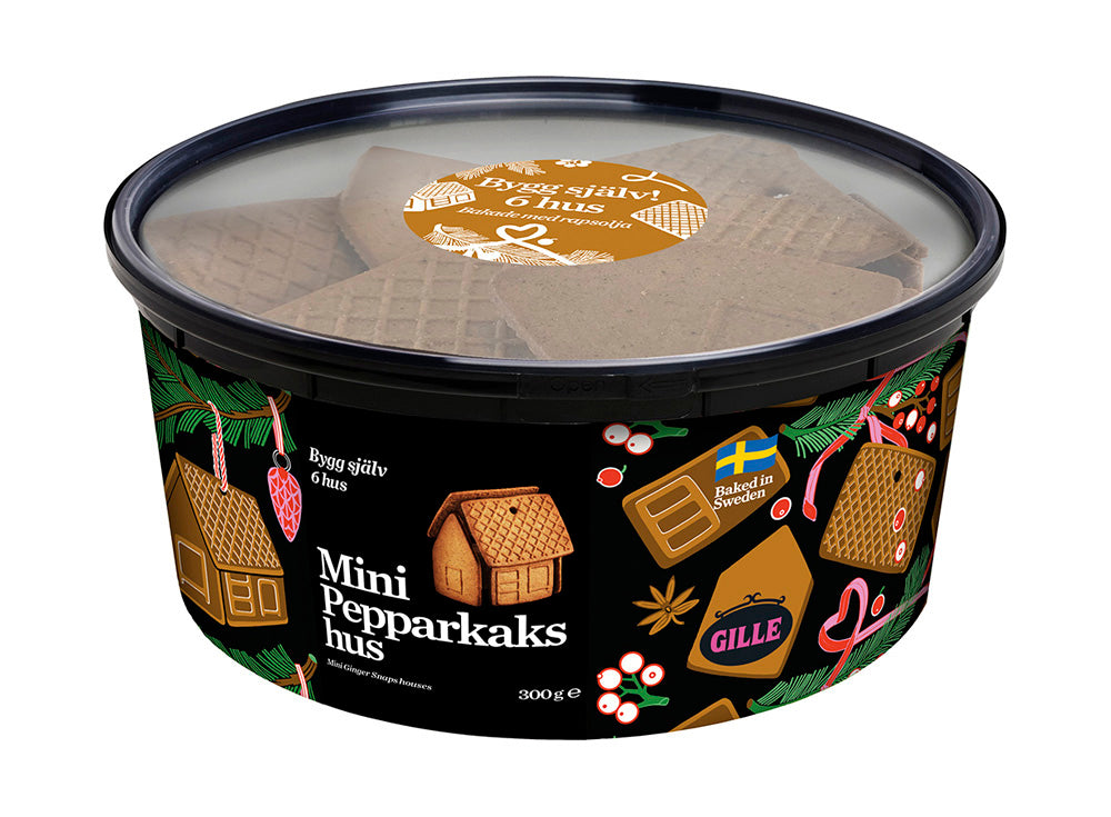 Gille pienet piparkakkutalot 300g 6kpl