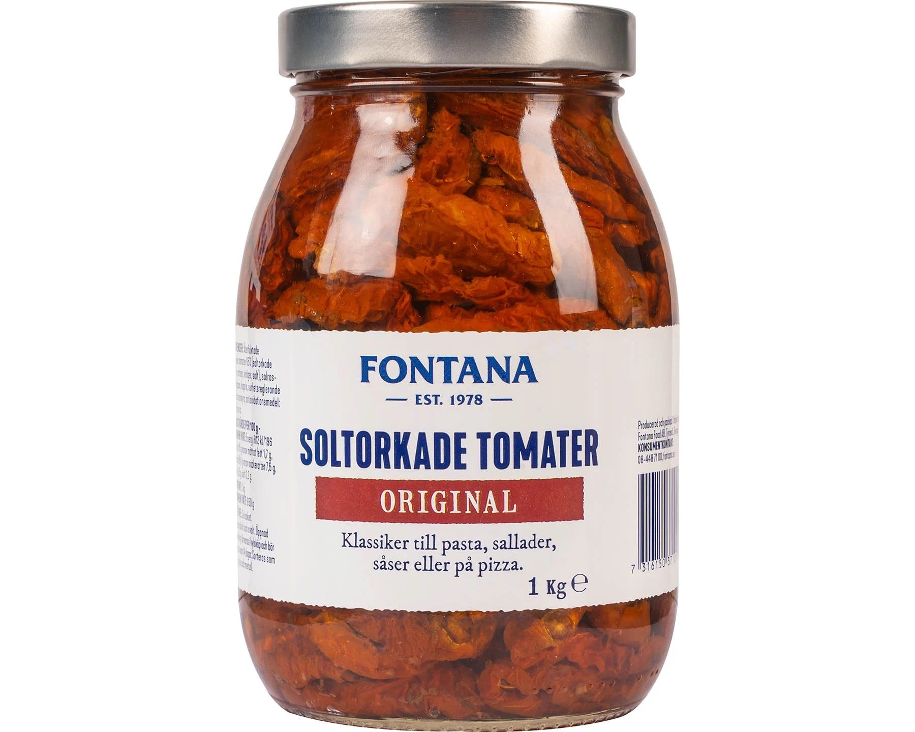 Fontana Aurinkokuivattuja tomaatteja 1kg