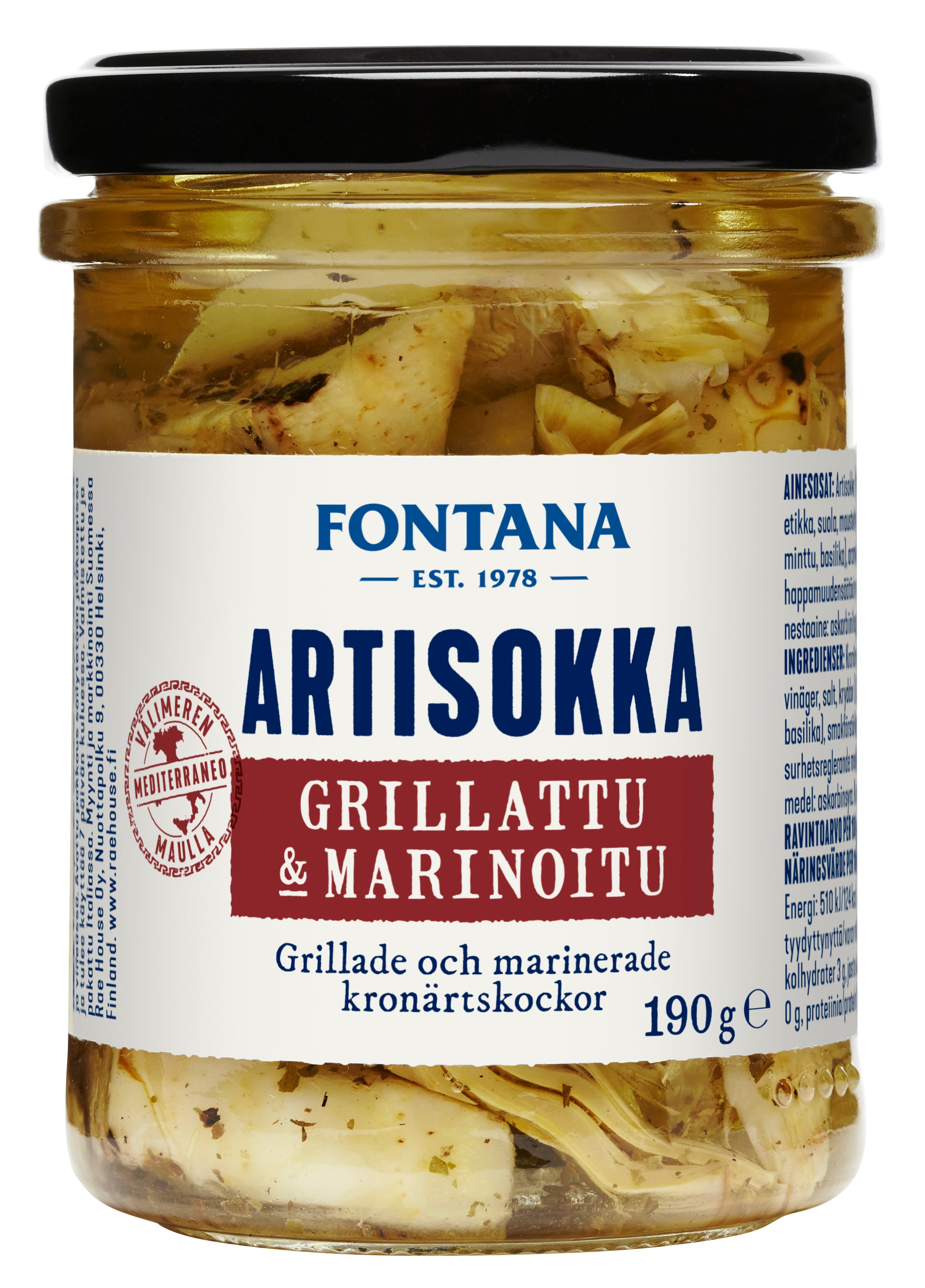 Fontana Grillattu Artisokka 190g
