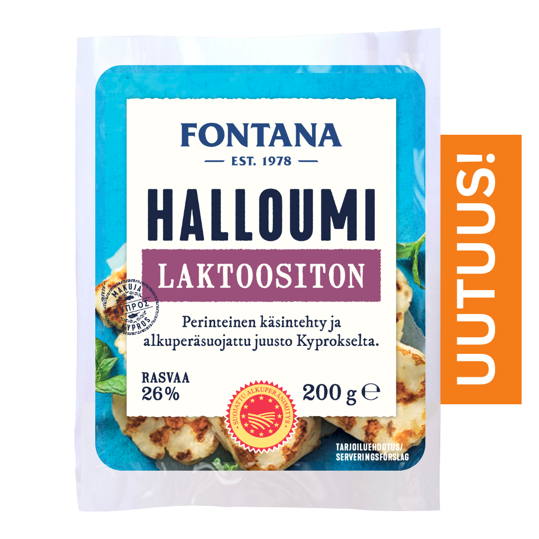 Fontana Halloumi 200g Laktoositon PDO