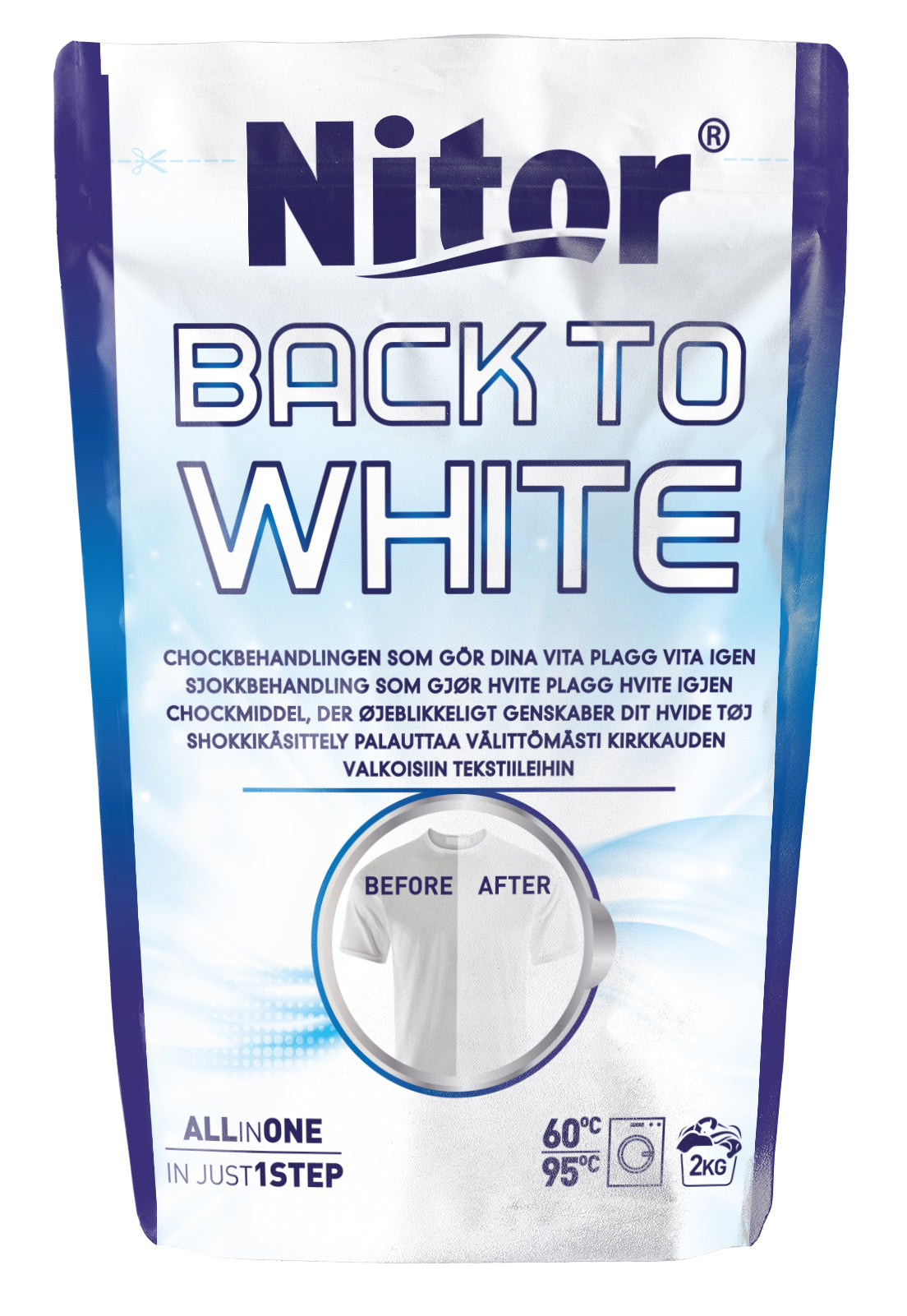 Nitor back to white värinpalauttaja 400g