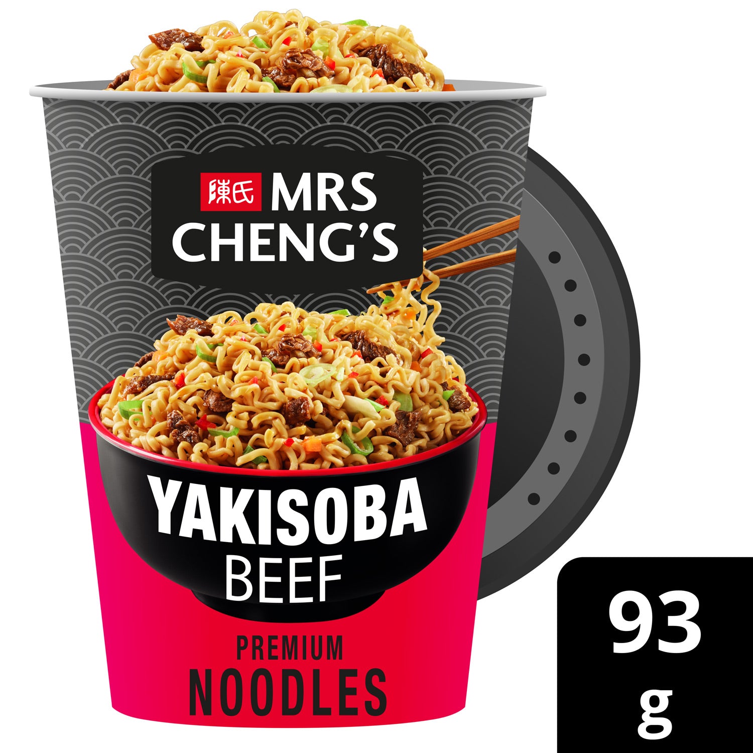 Mrs Cheng's Yakisoba Kuppinuudeli nauta 93g