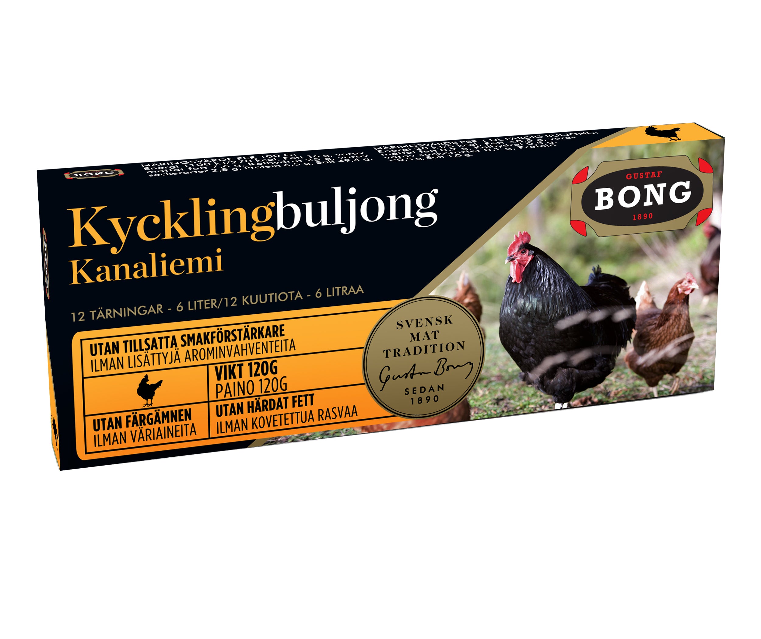 Bang kanaliemikuutiot 12-pack 120g