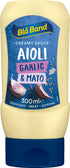 Blå Band Aioli Ail&amp;Mayo Sauce Classique Valkosipulimajoneesi 300ml