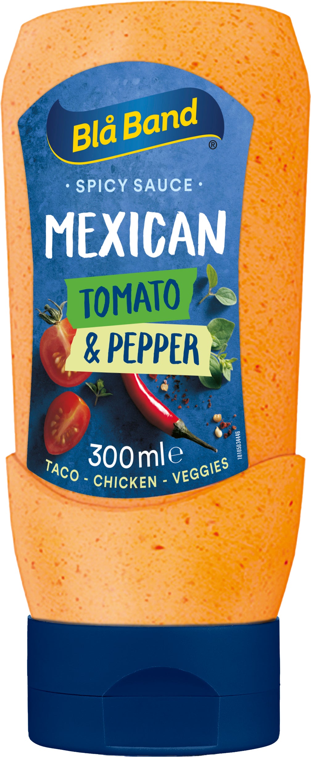 Blå Band Sauce Mexicaine Épicée Tomate et Poivre Tomaatti-Paprikamajoneesi 300ml
