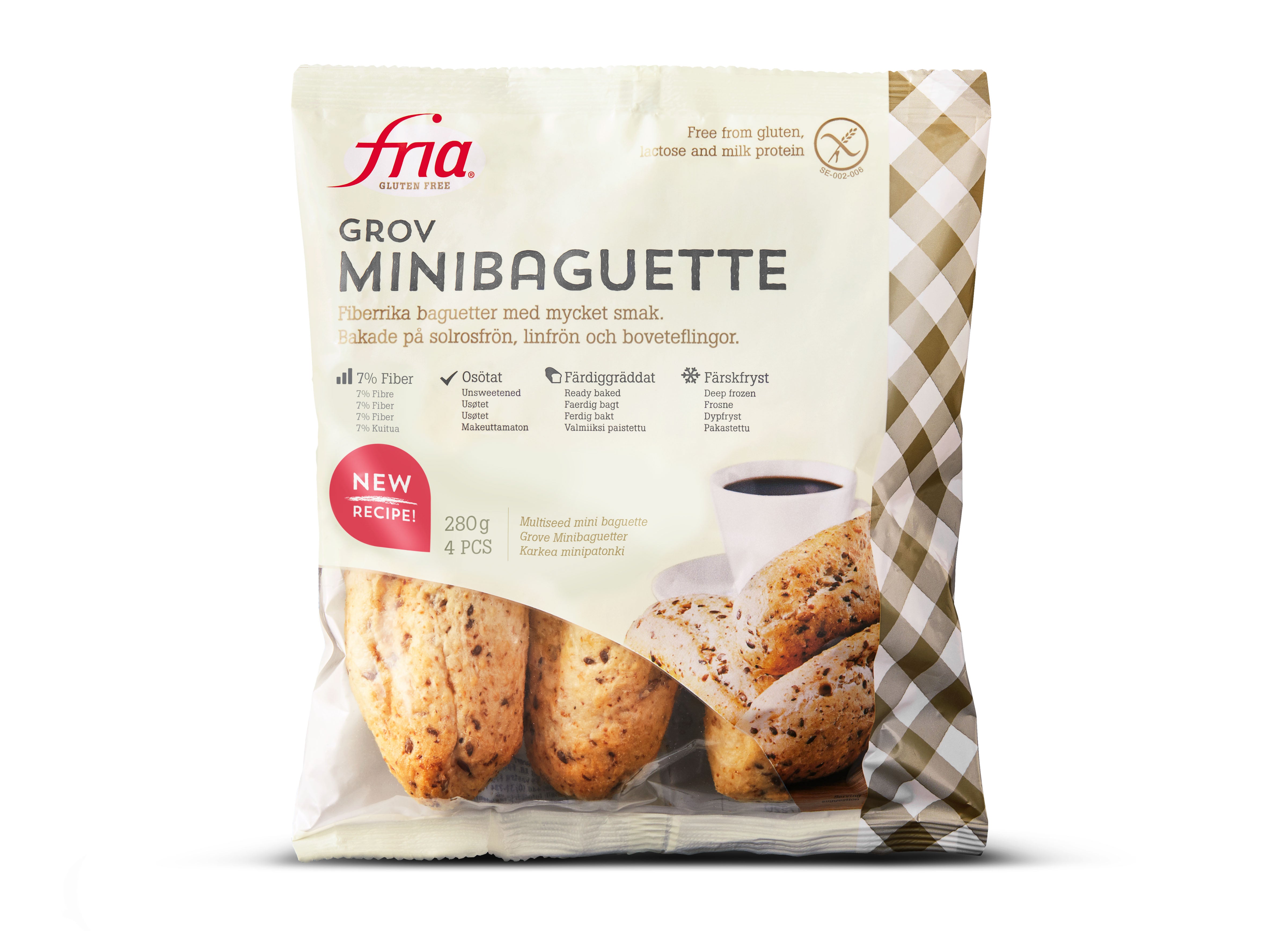 Fria Karkea Minipatonki 280g gluteeniton pakaste