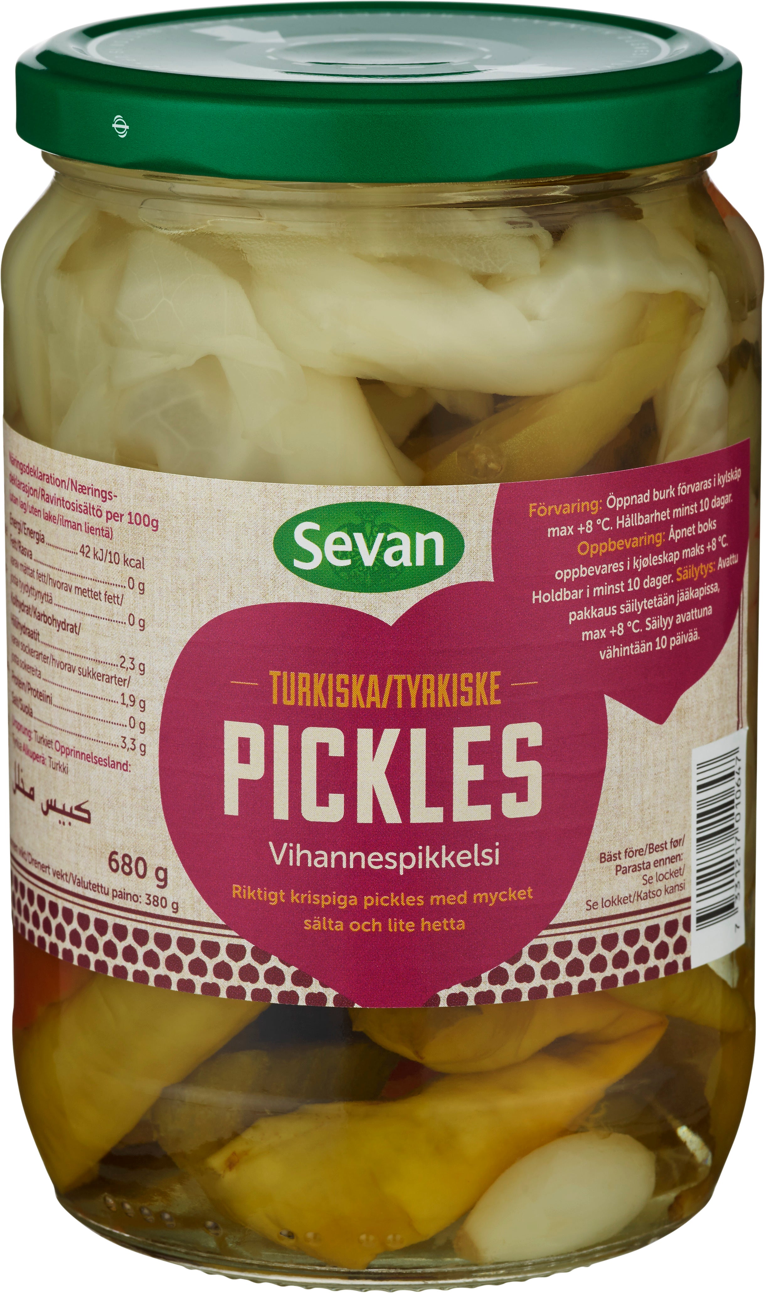 Sevan Vihannespikkelssi 680g/380g