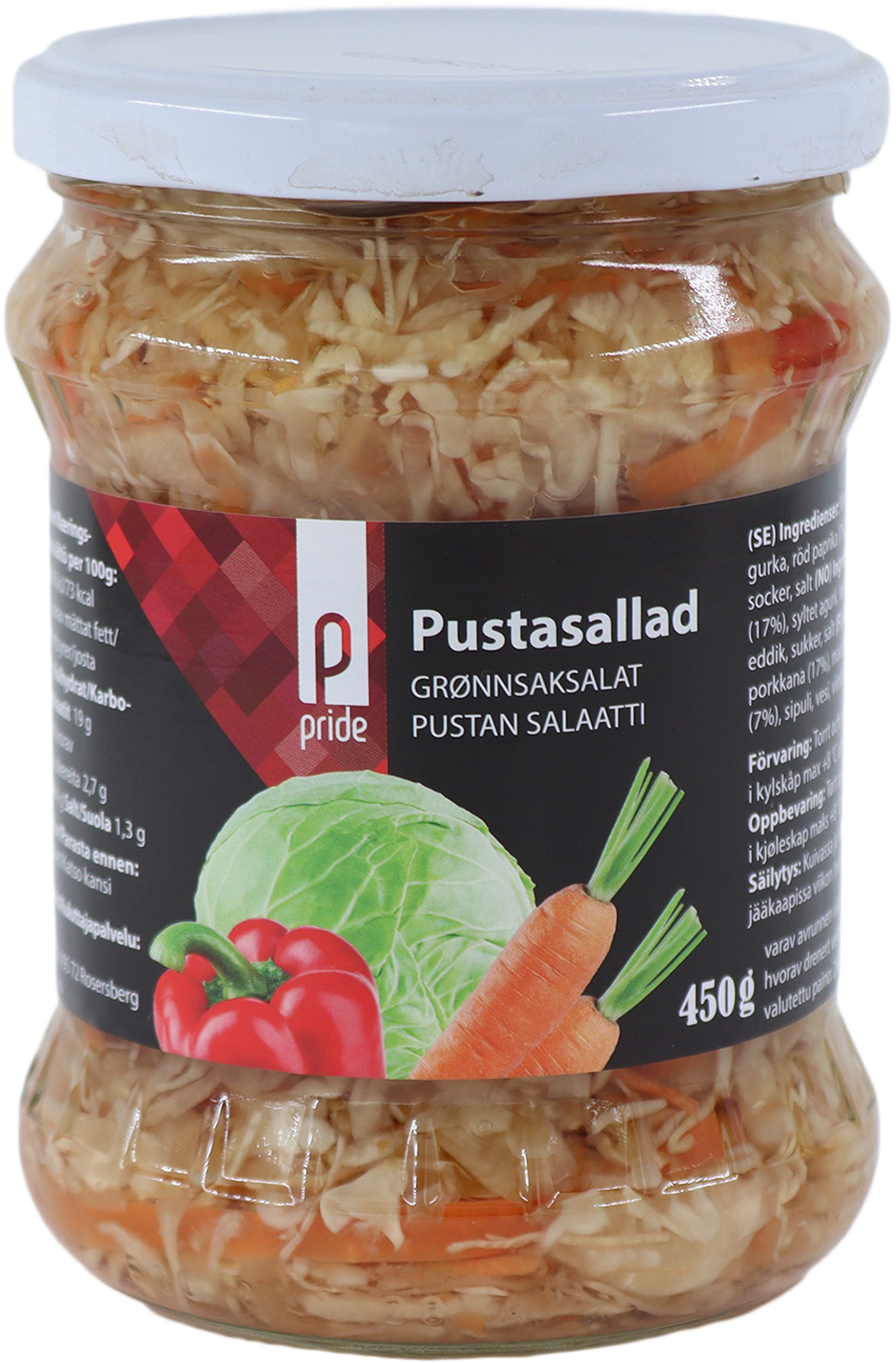 Fierté Poustan salaatti 450g/280g