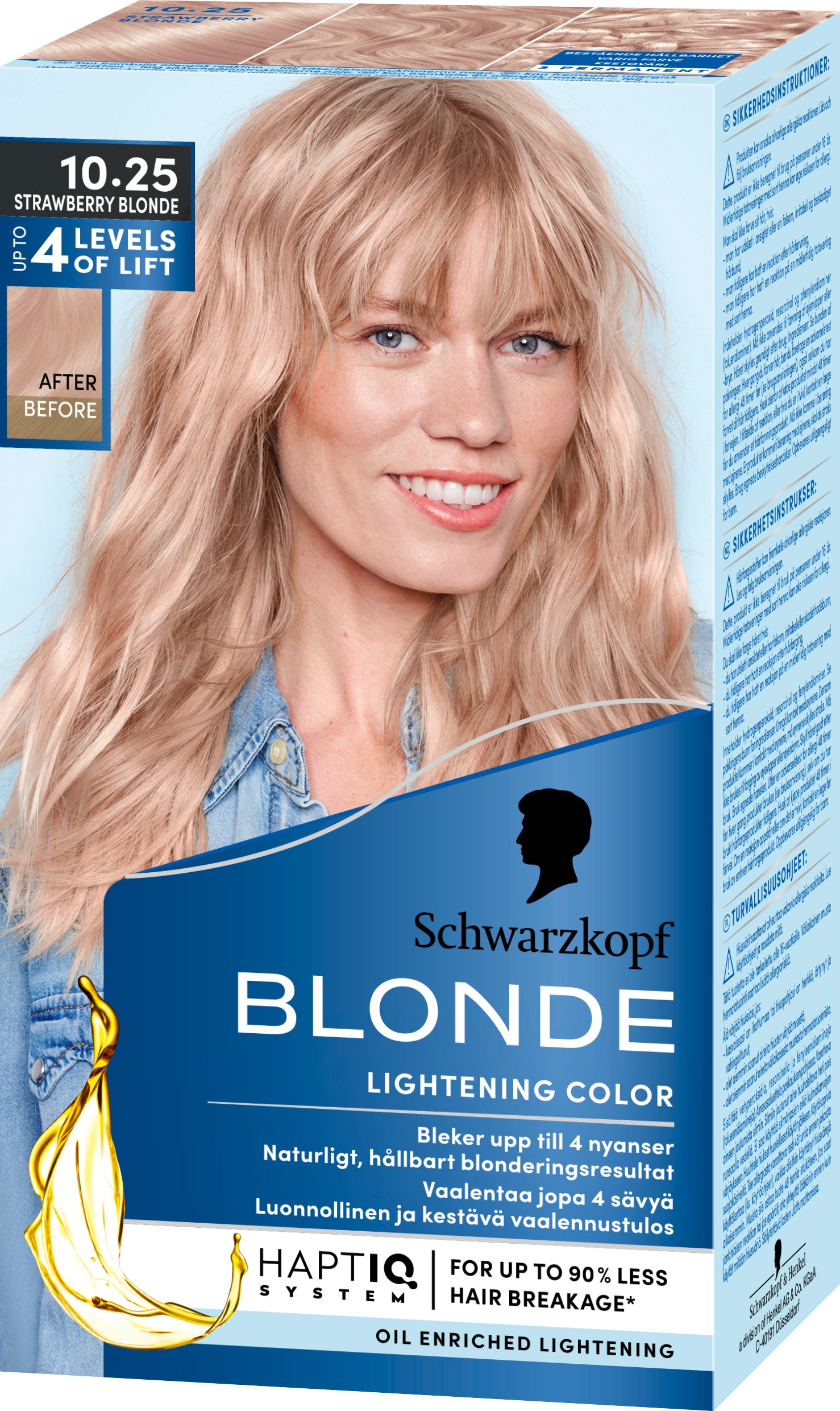 Schwarzkopf Blonde 10.25 Strawberry Blonde vaalennusvoide
