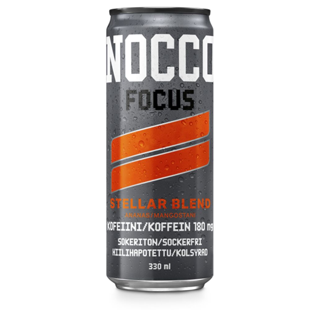 NOCCO FOCUS Stellar Blend hiilihapotettu energiajuoma 330ml
