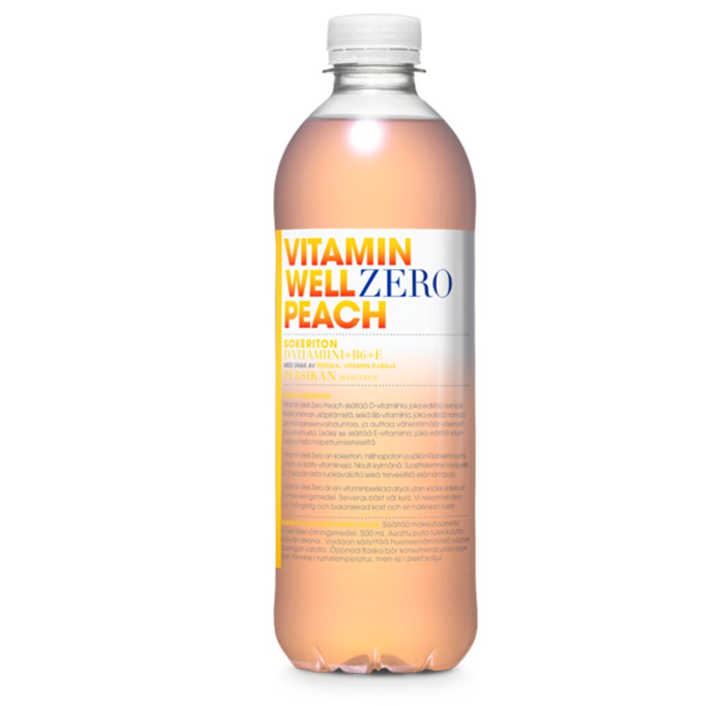 Vitamin Well Zero Flavour 0,5 l kmp
