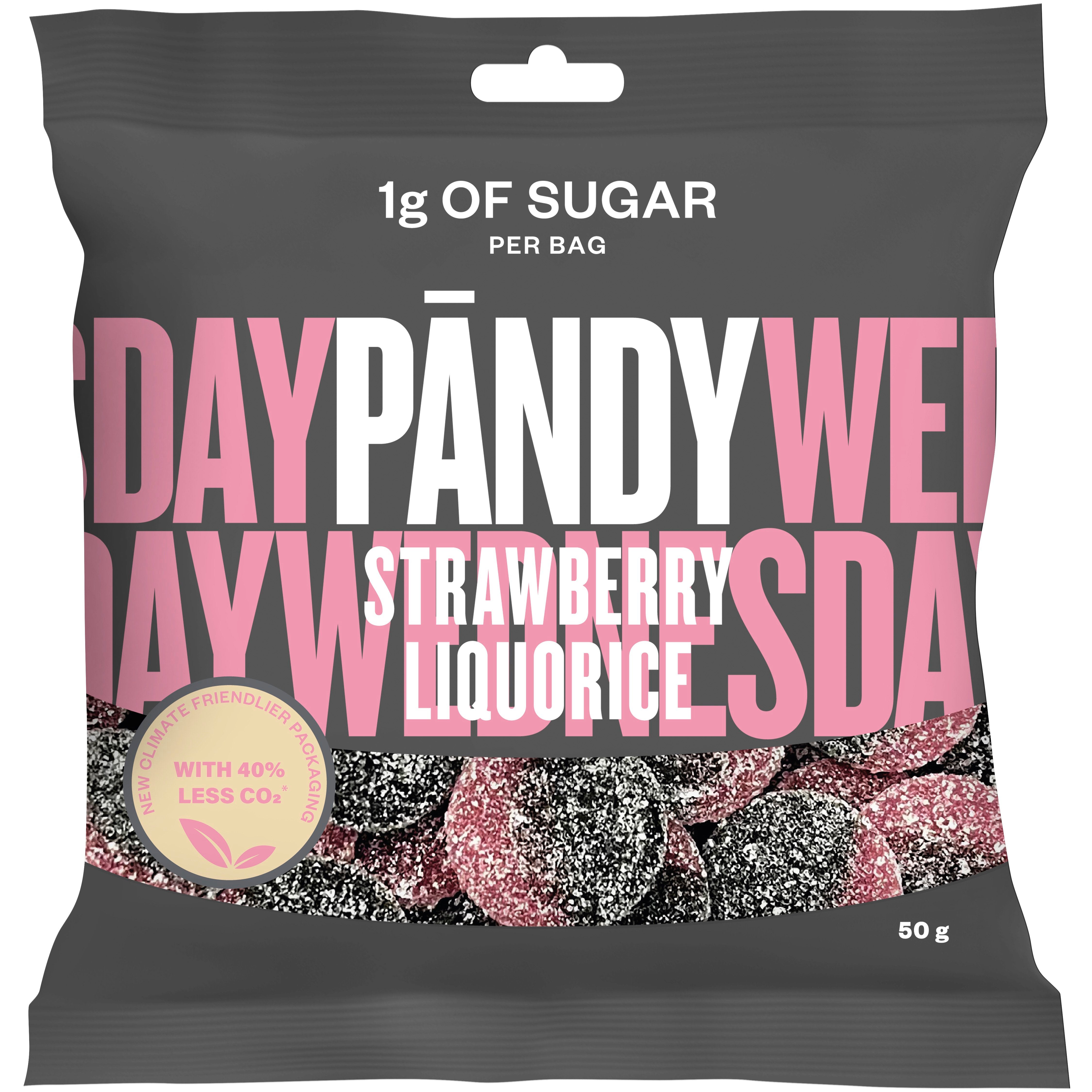 Pändy Strawberry Liquorice Viinikumimakeinen 50g