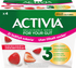 Danone Activia Mansikkajogurtti - Ei Lisättyä Sokeria 4x125g