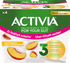 Danone Activia Persikkajogurtti - Ei Lisättyä Sokeria 4x125g