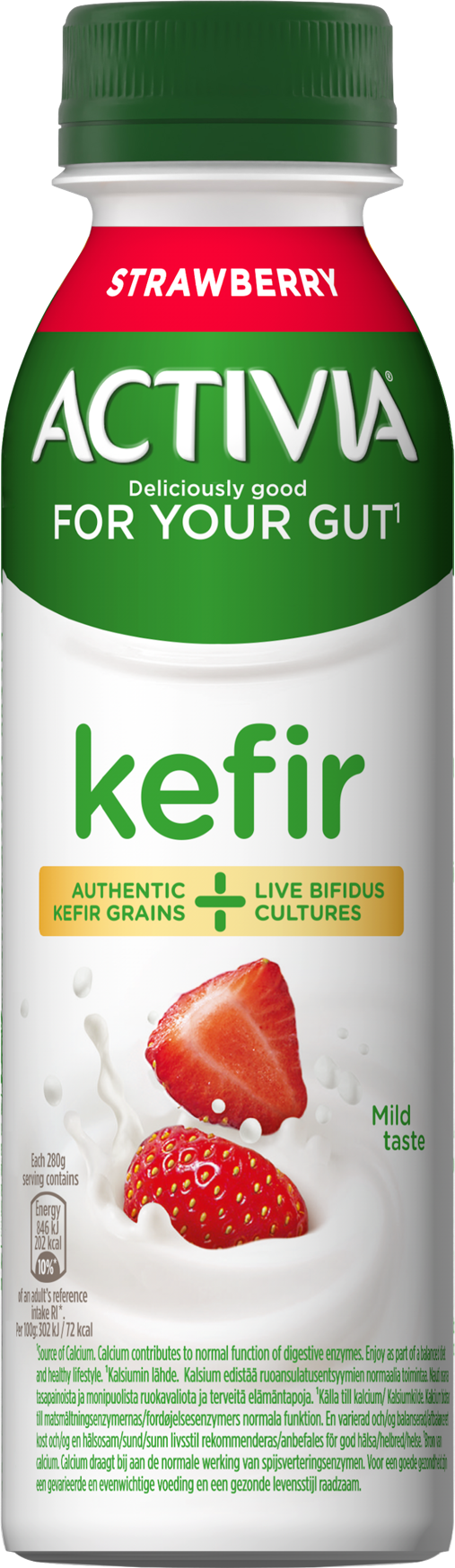 Danone Activia Kefir mansikan makuinen, 280g
