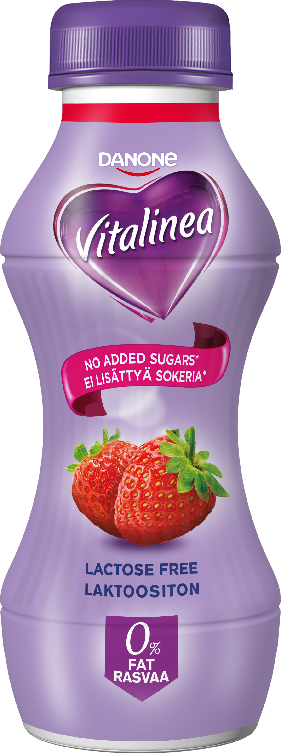 Danone Vitalinea juotava mansikkajogurtti 290g