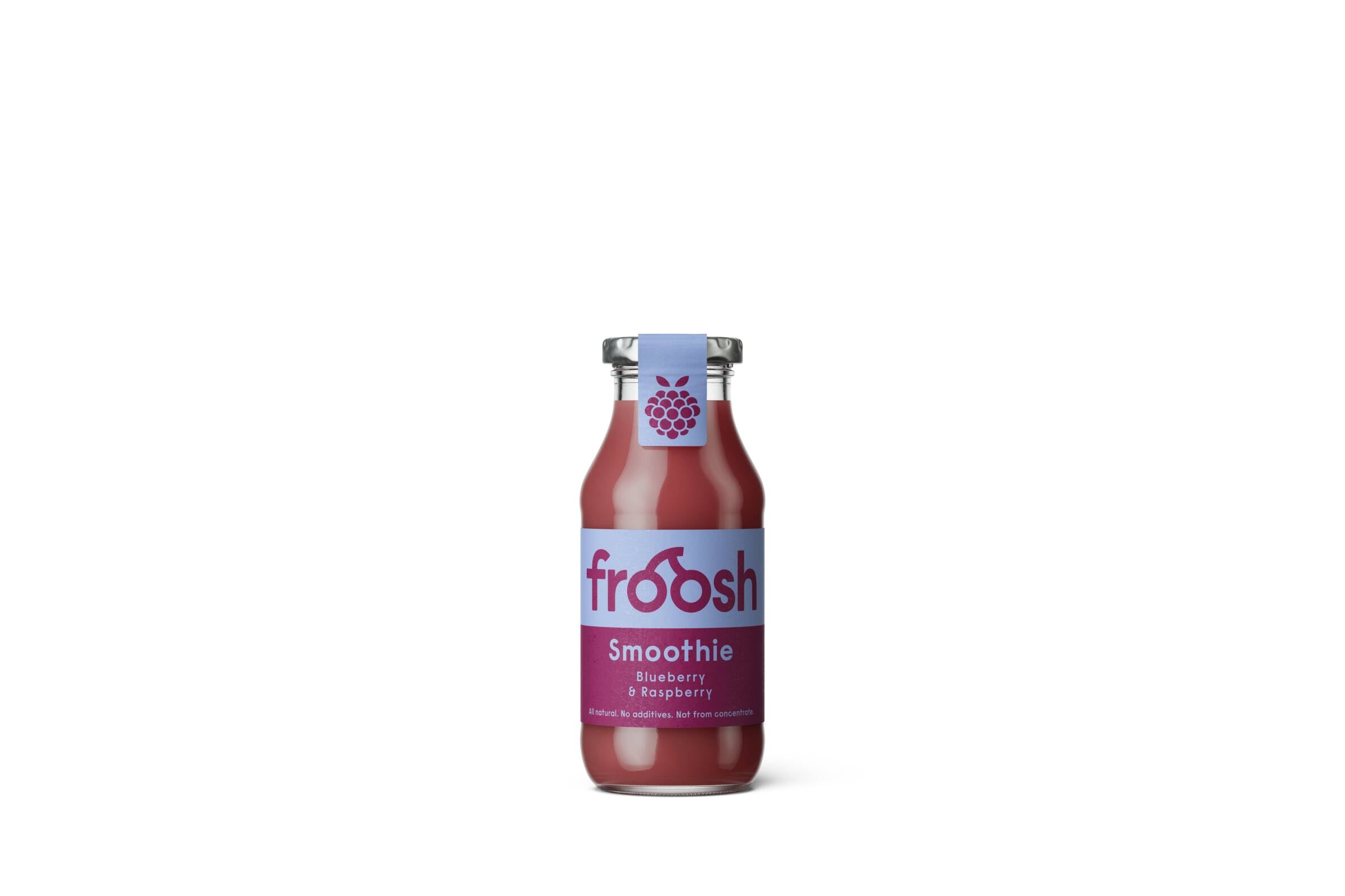 Froosh Smoothie Berrylicious 250 ml, Omena, viinirypäle, mustikka, vadelma