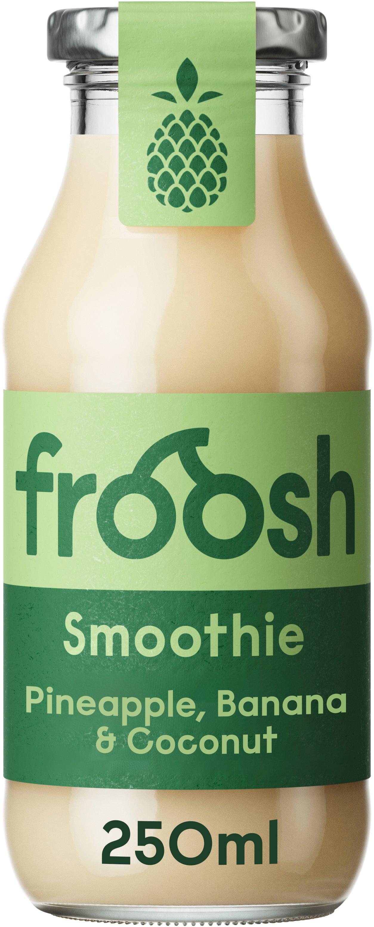 Froosh Smoothie Tropical Twist 250 ml, Ananas, banaani, omena, kookos