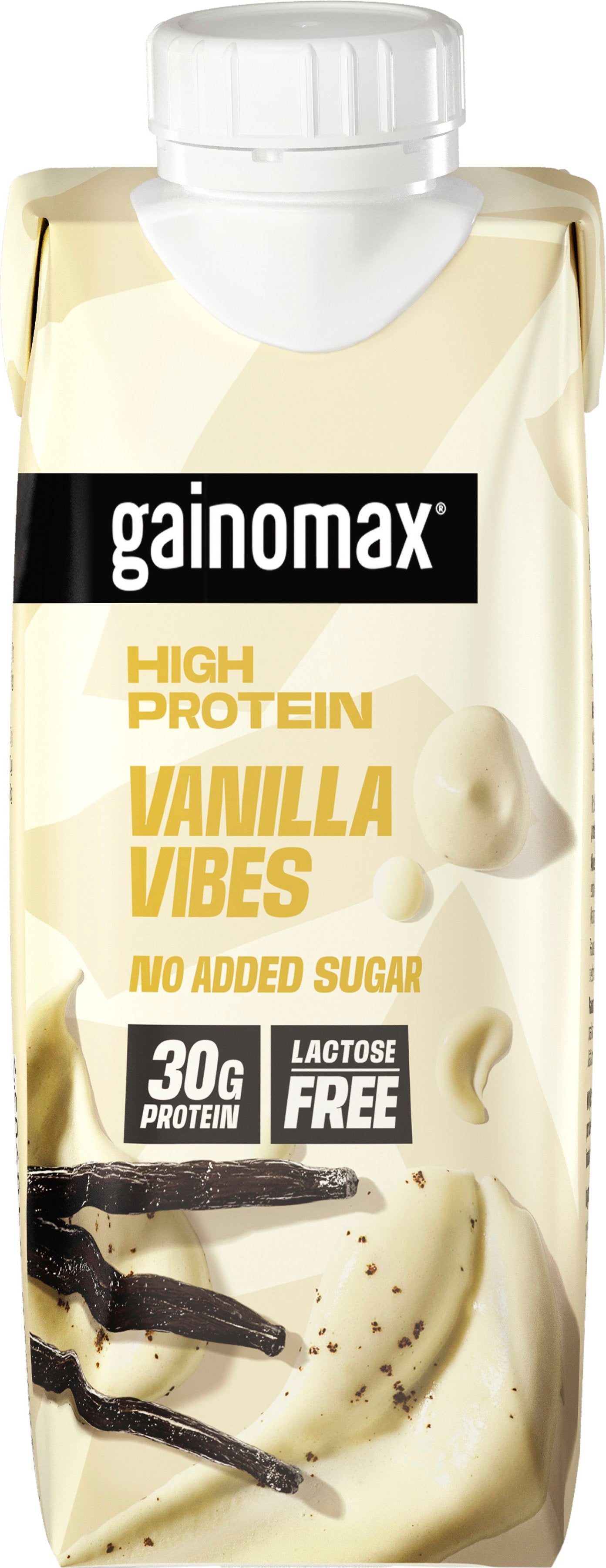 Gainomax High Protein Vanilla vibes Proteiinijuoma 250ml