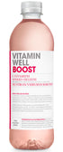 Vitamin Well Boost, mustikan ja vadelman makuinen vitaminoitu hiilihapoton juoma 500ml