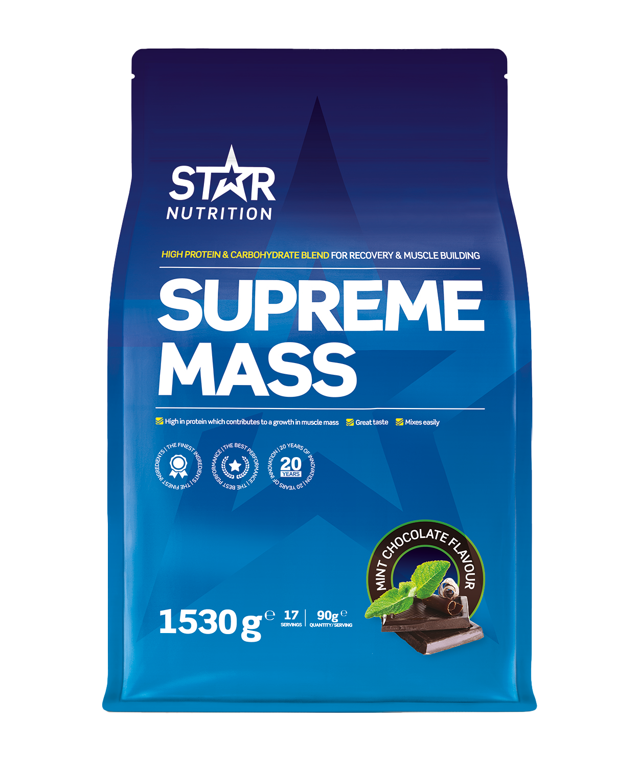 Star Nutrition Supreme mass minttusuklaa 1530g