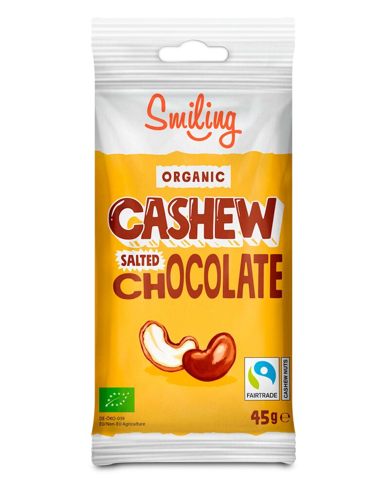 Smiling Cashew nuts Salted Chocolate LUOMU 45g
