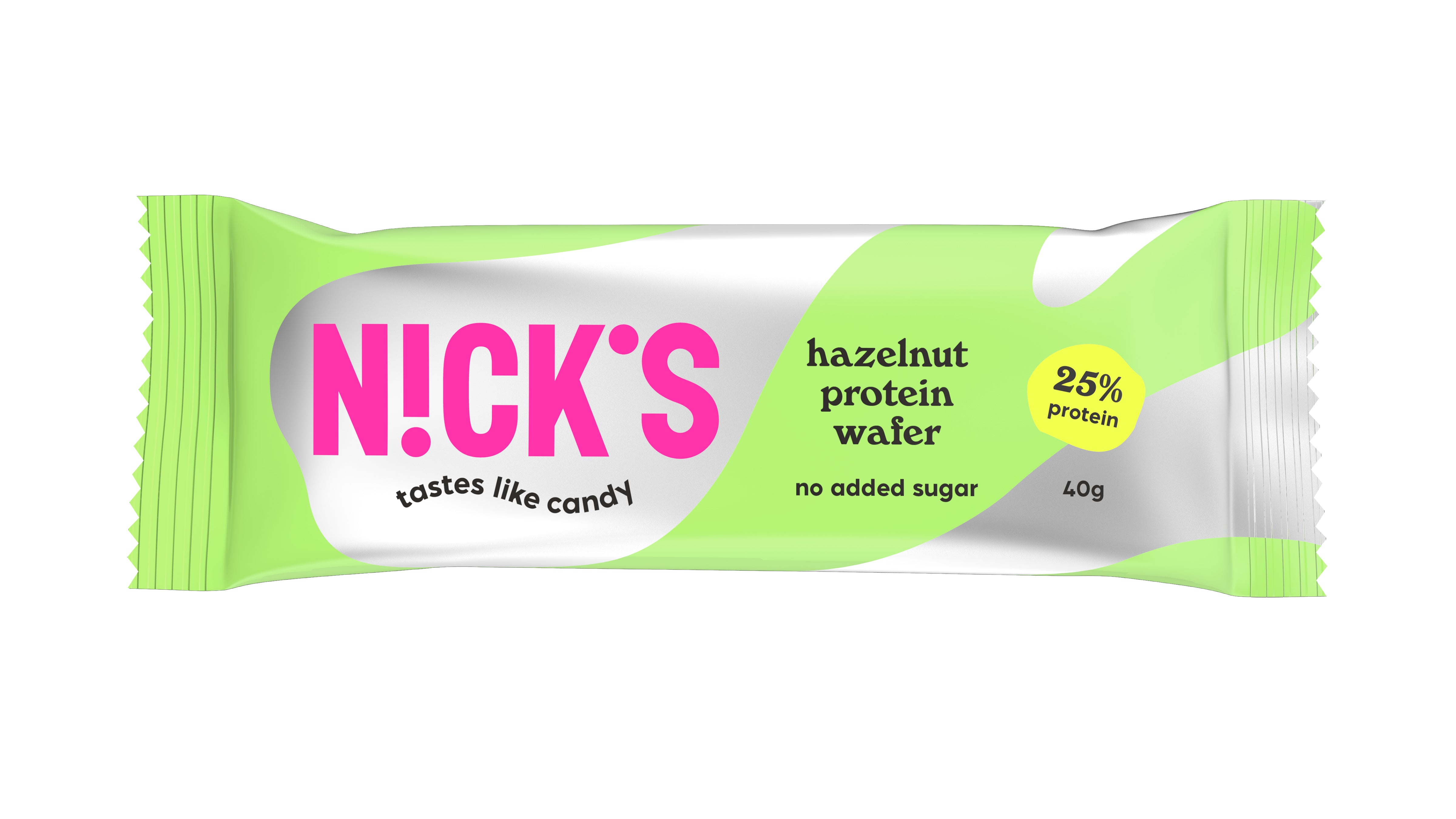 Nick's Protein wafer hazelnut gluteeniton proteiinivohvelipatukka 40g