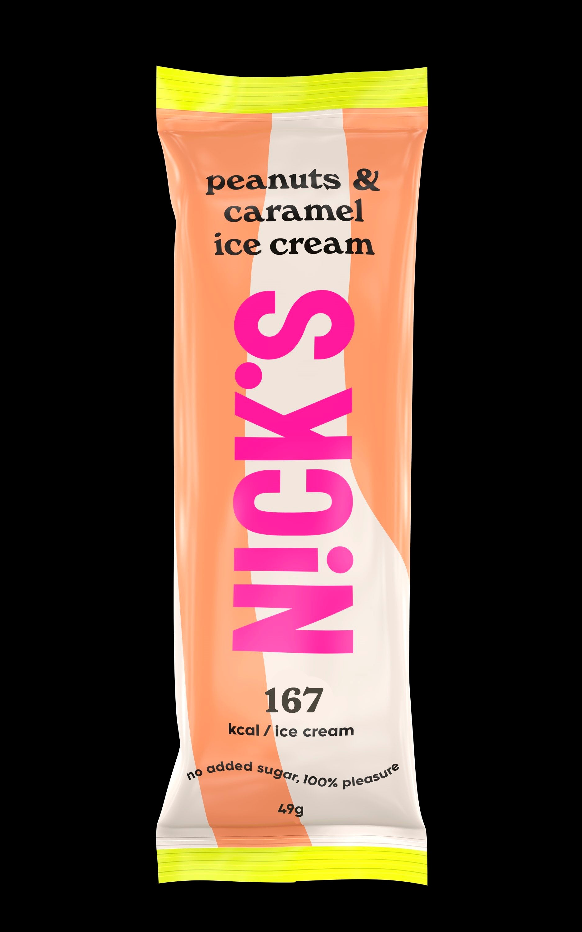 Nick's Peanuts & caramel jäätelö 49g/70ml