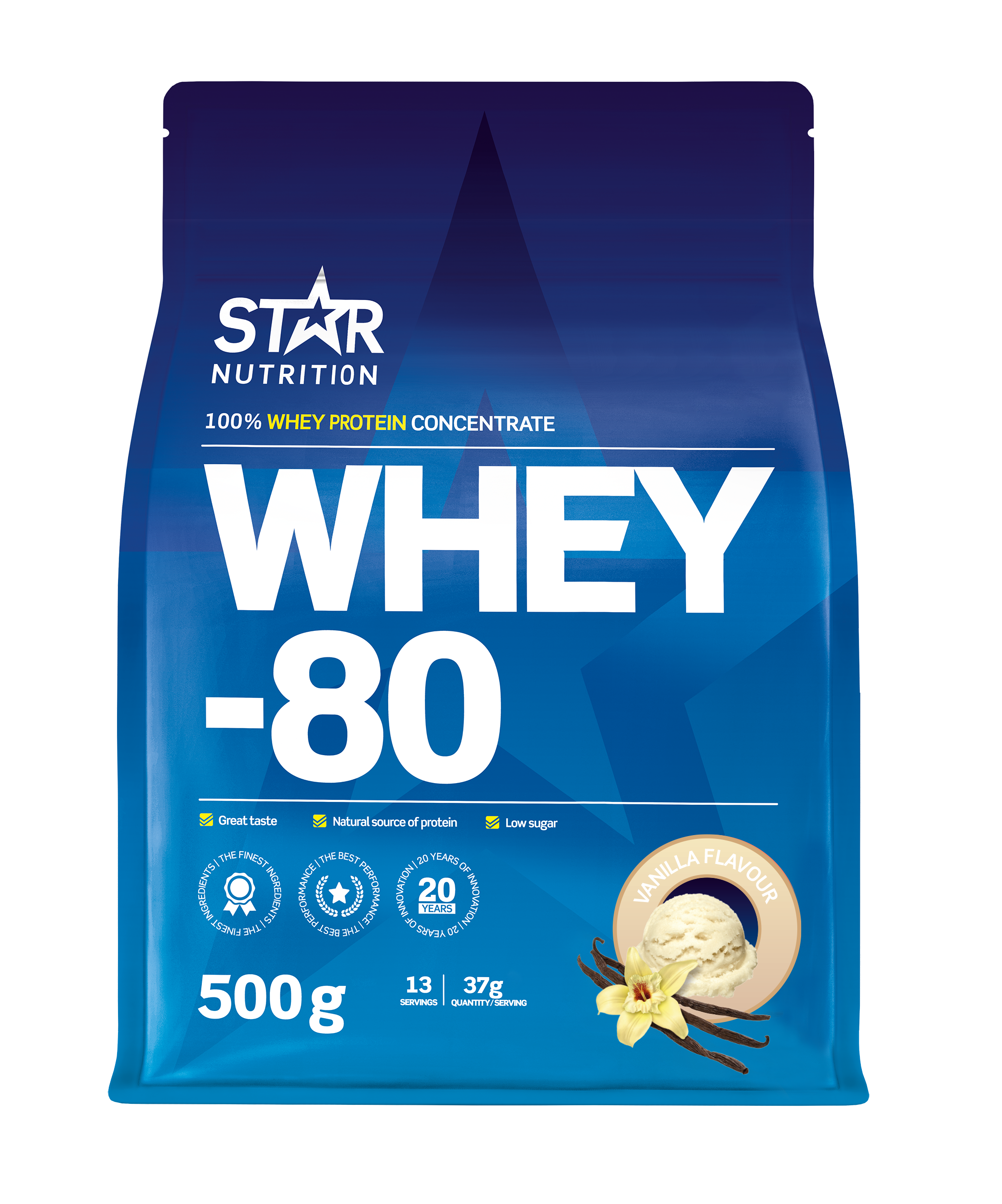 Star Nutrition Whey-80 Vanilla 500g