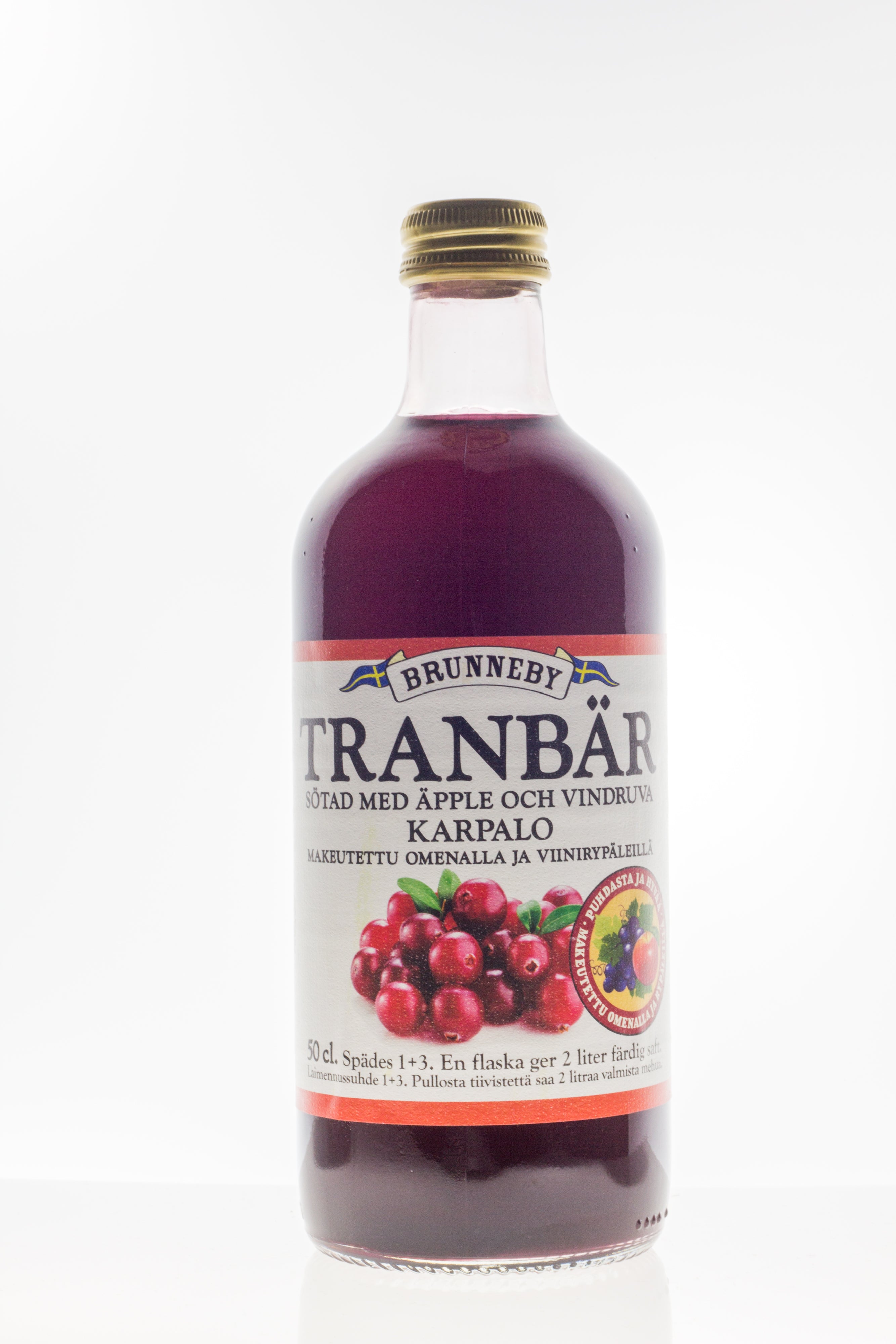 Brunneby Karpalomehu sokeriton 0,5L