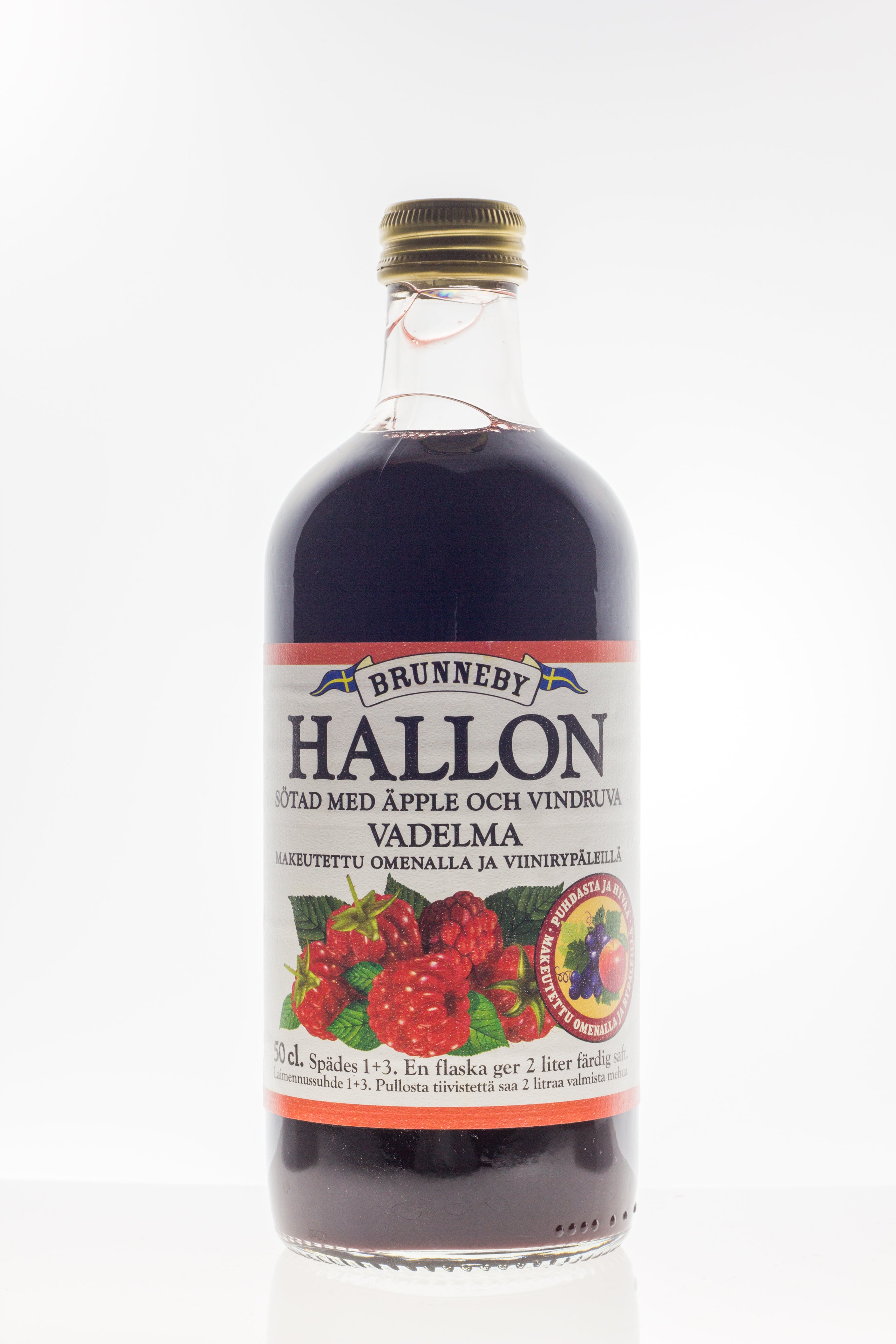 Brunneby Vadelmamehu sokeriton 0,5L