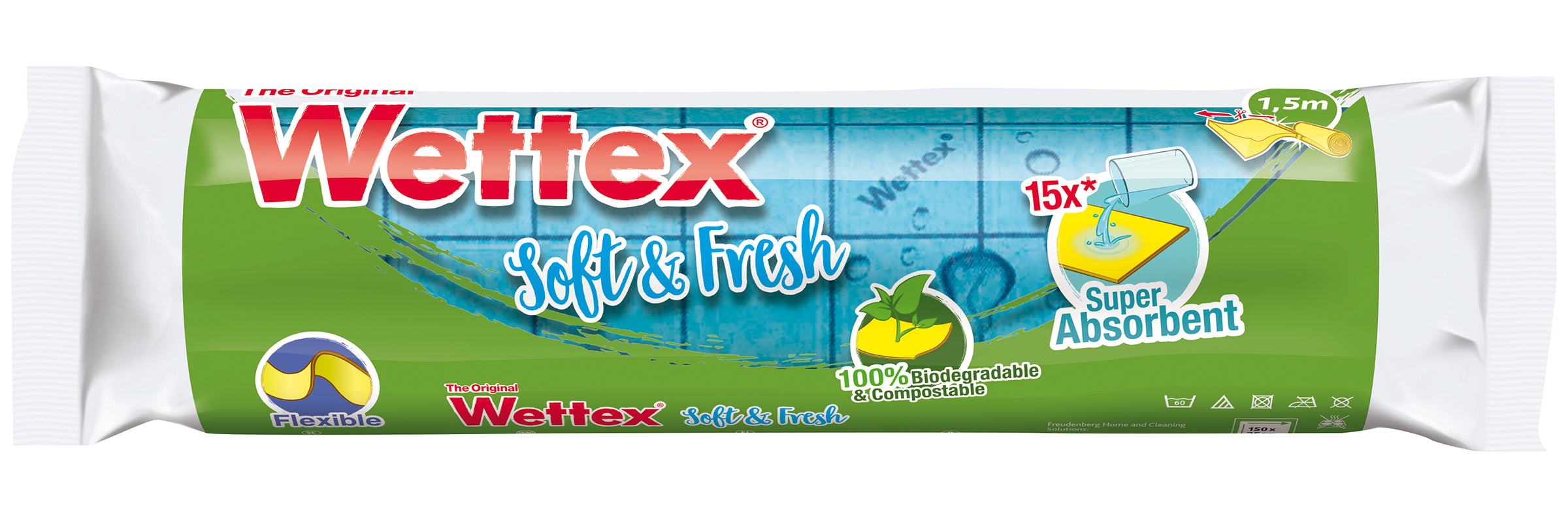 Wettex Soft&Fresh rulla 1,5m