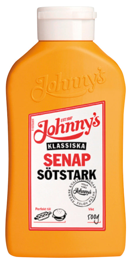 Johnny's makea-väkevä sinappi 500g