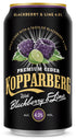Cidre Premium Kopparberg Mûre &amp; Citron Vert 4,0%, Karhunvatukan &amp; limen makuinen omenasiideri tölkki 33cl