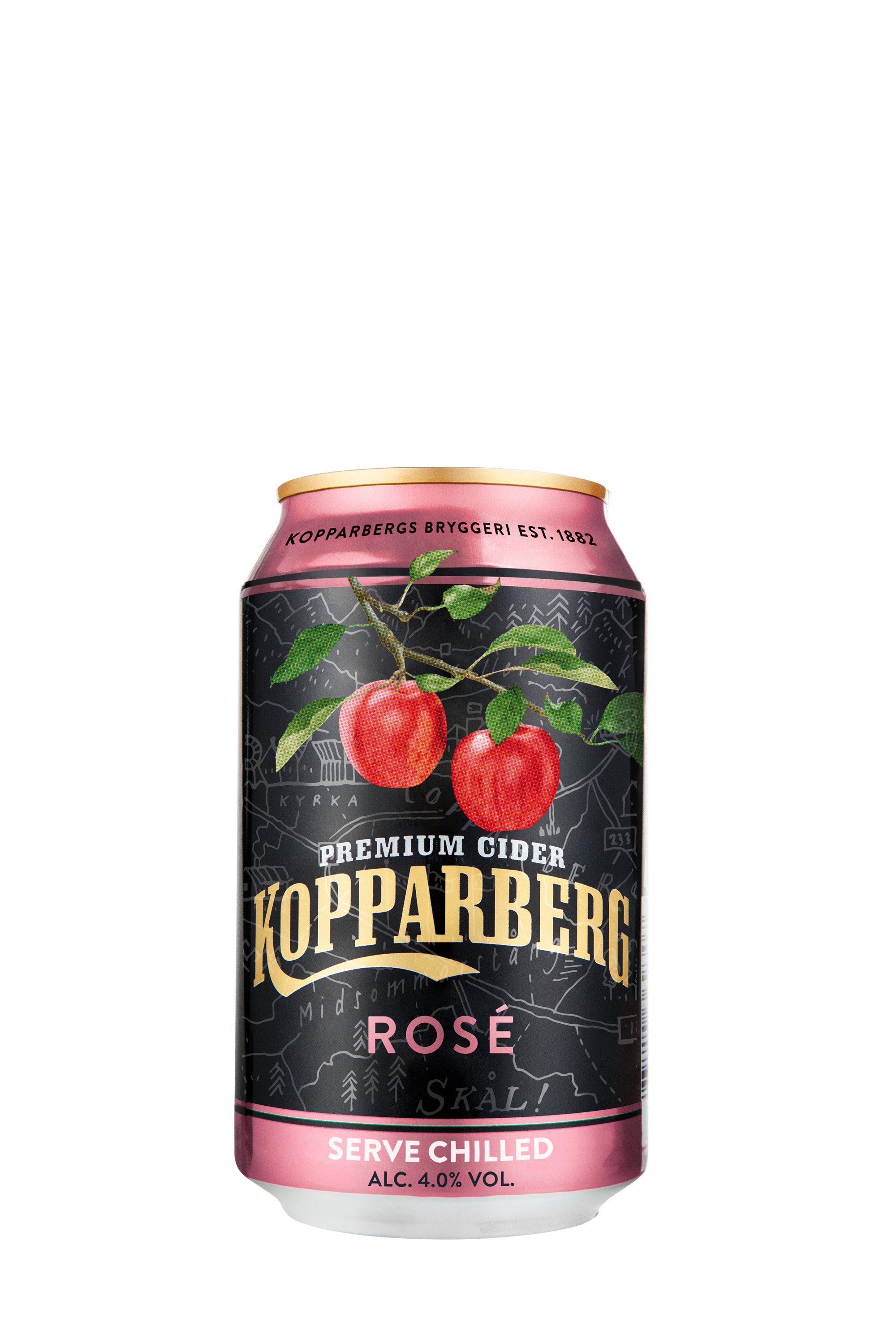 Kopparberg Apple Rose cider 4,0%0,33 tlk