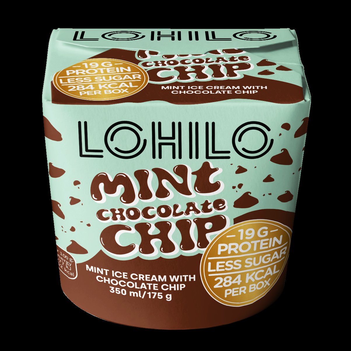 LOHILO Mint Chocolate Chip proteiinijäätelö 350ml