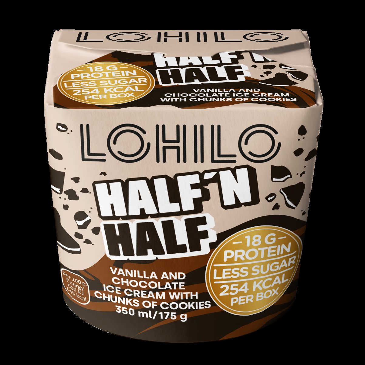 LOHILO Half´n half proteiinijäätelö 350ml